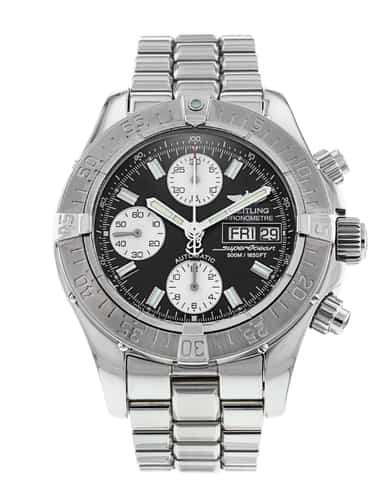 Breitling SuperOcean Chrono Black Baton Dial
